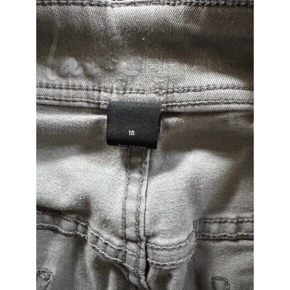 Lane Bryant Genius Fit Ankle Jeans – Size 18 – Gray Stretch Denim - Picture 7 of 9